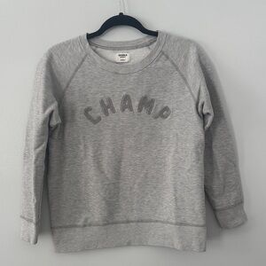 Shinola Raglan Champ Sweatshirt Heather Gray Size Medium Travel Luxury Vacation